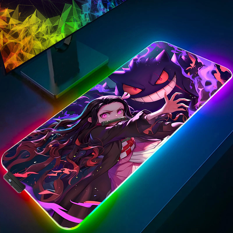 Desk Setup Rgb - Duża podkładka pod mysz RGB Maty