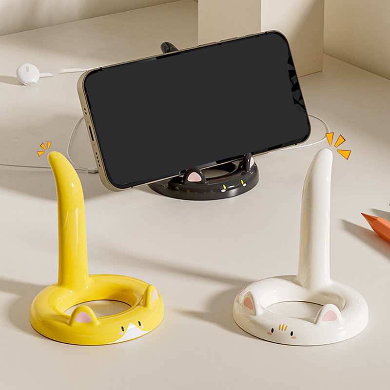 Desk Setup Decor - Uroczy i słodki uchwyt na telefon