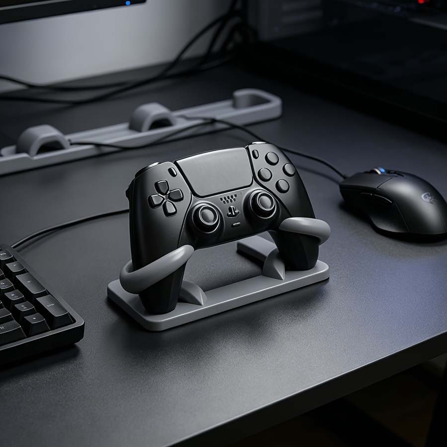 Desk Setup Ps5 - Minimalistyczny uchwyt na kontroler do gier,