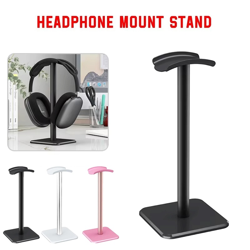 Headphone Hook Under - Uniwersalny, wielofunkcyjny stojak na słuchawki, plastikowy,