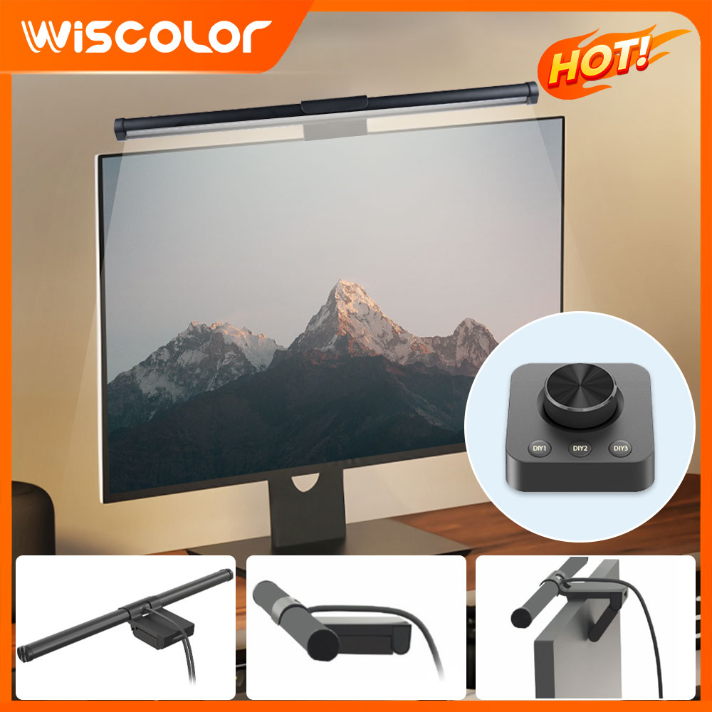 Desk Setup Rgb - Dekoracja monitora z listwą świetlną RGB,