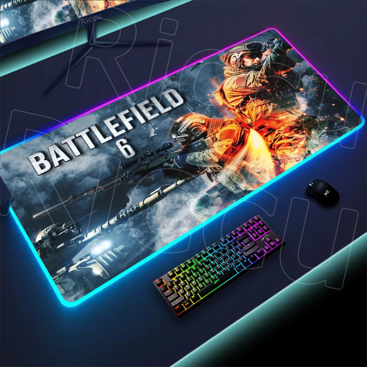 Desk Setup Rgb - Nowa Podkładka Pod Mysz RGB dla