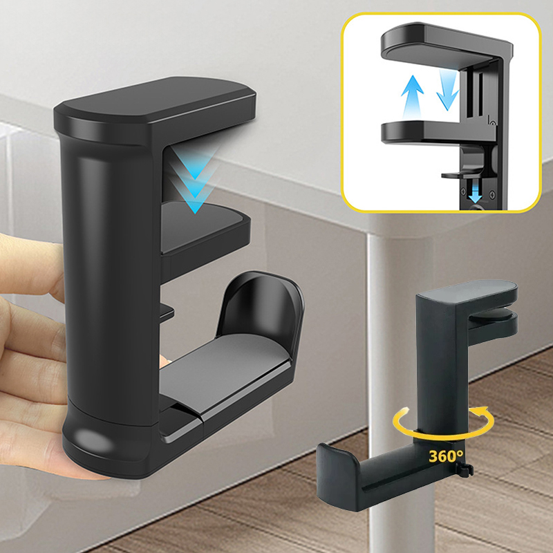 Headphone Hook Under - Uchwyt na słuchawki bez wiercenia, klips