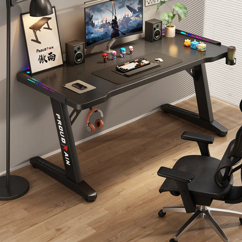 Desk Setup Monitor And Laptop - Konsole do gier Biurka komputerowe Zestawy