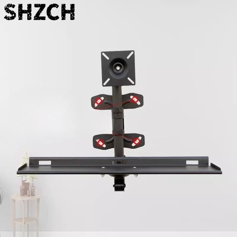 Ergonomic Desk Setup Keyboard - Regulowana ścienna półka na klawiaturę Ergonomiczny