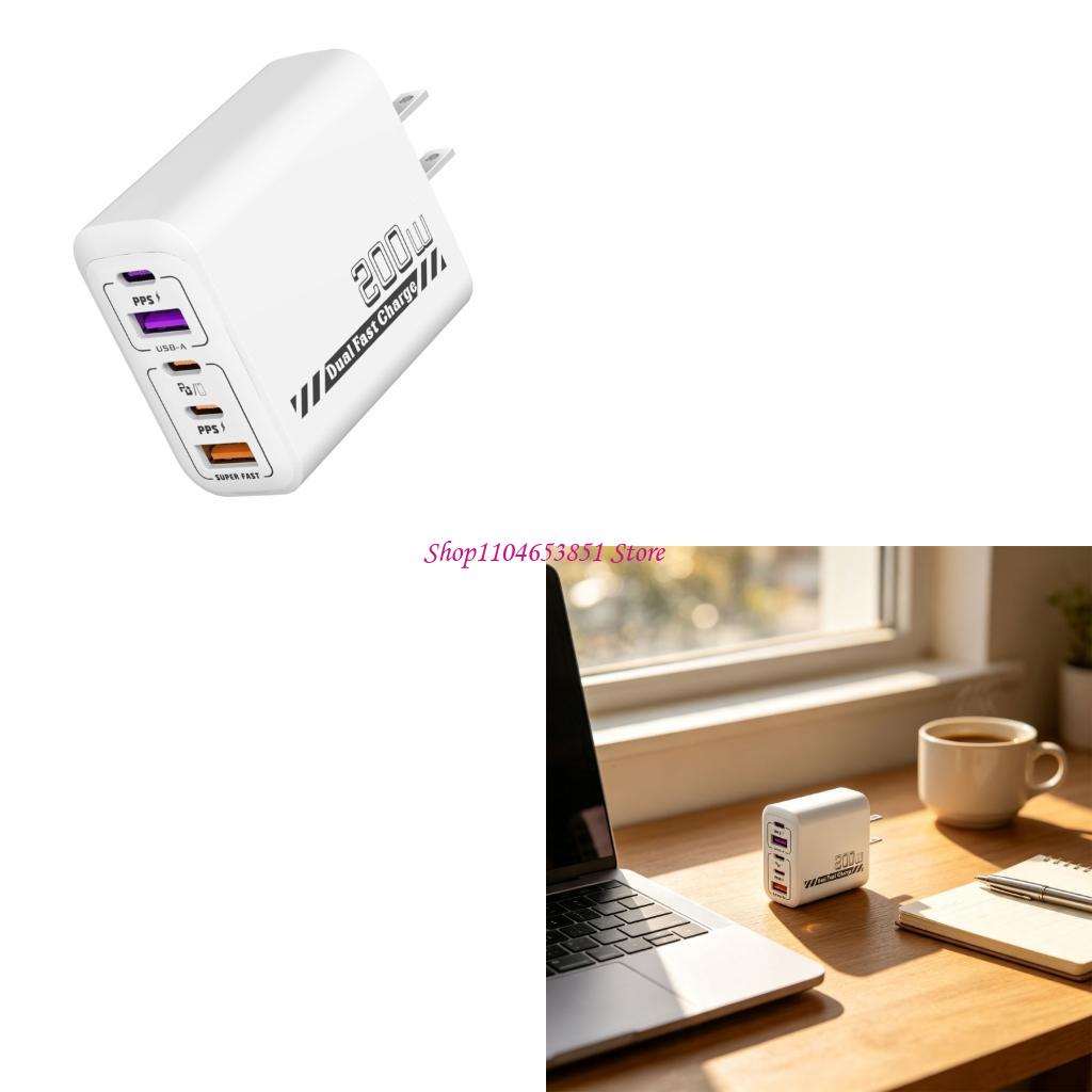 Desk Setup Tablet - Szybka ładowarka 200 W z 5