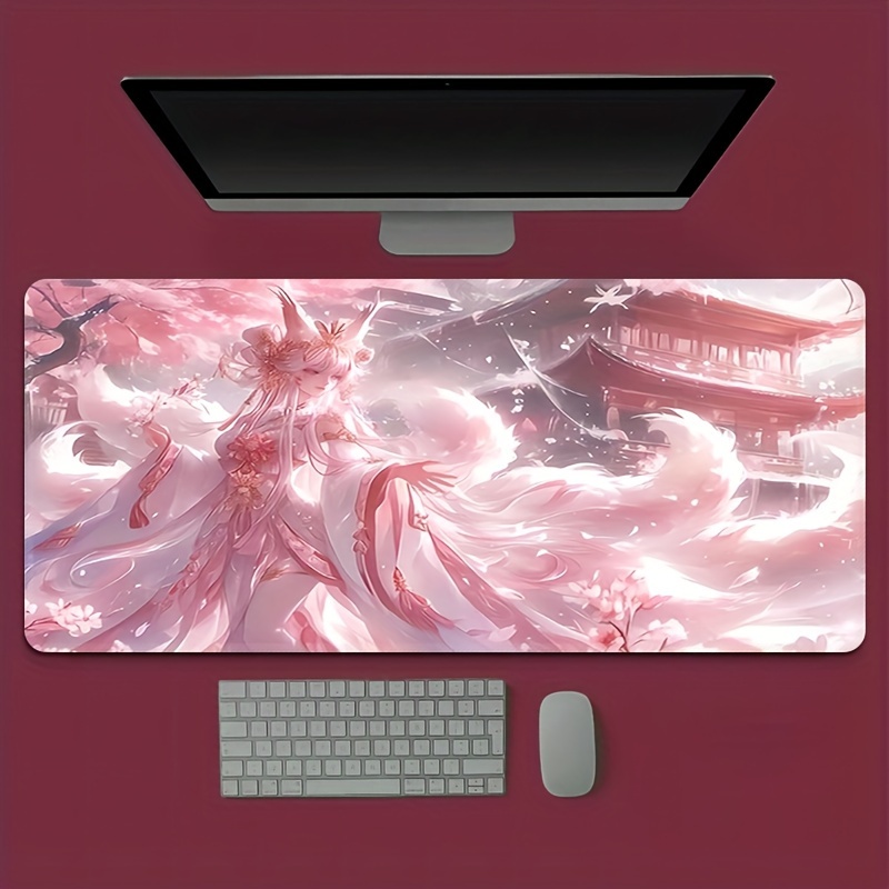 Desk Setup Aesthetic - Podkładka na biurko Anime Fox Girl,