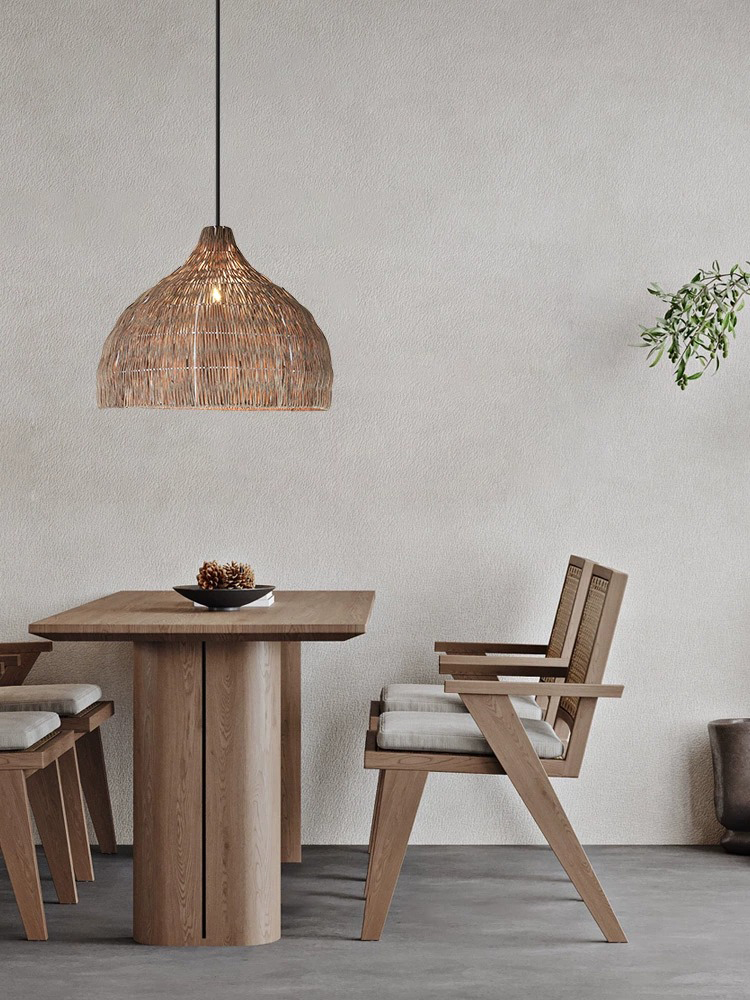Prosta kreatywna rattanowa lam – Desk Setup Design recenzja i cena