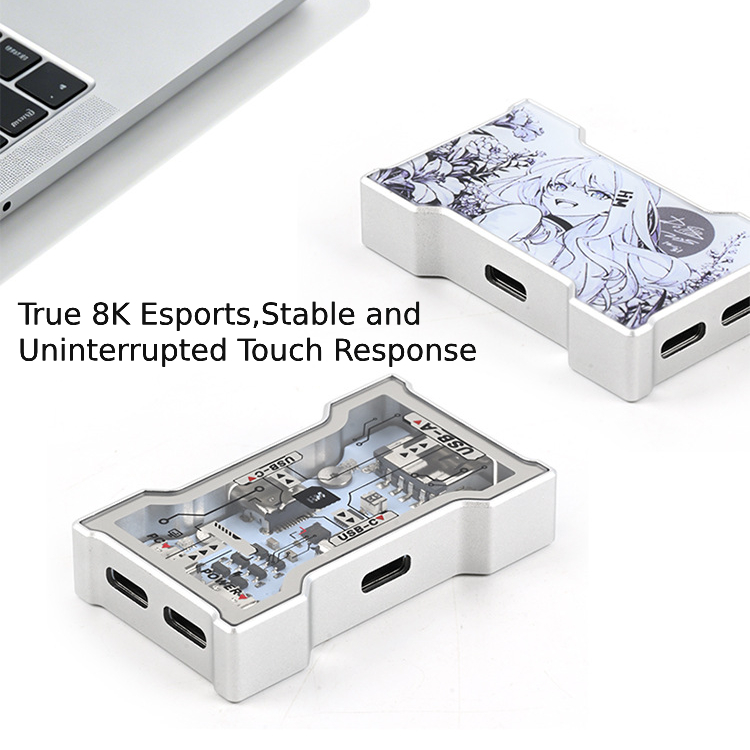 Hub USB RGB 2 wejścia 3 wyjści – Desk Setup Rgb recenzja i cena