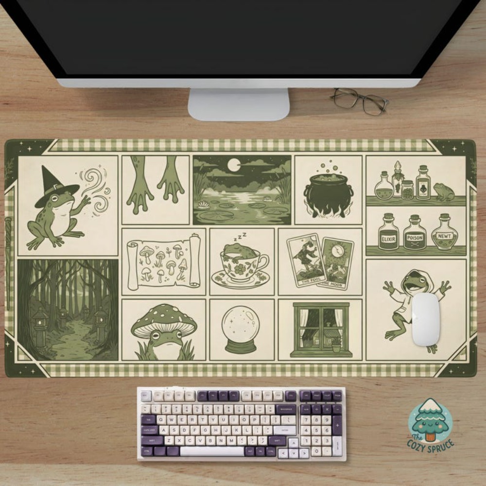 Podkładka na biurko z motywem  – Desk Setup Aesthetic recenzja i cena