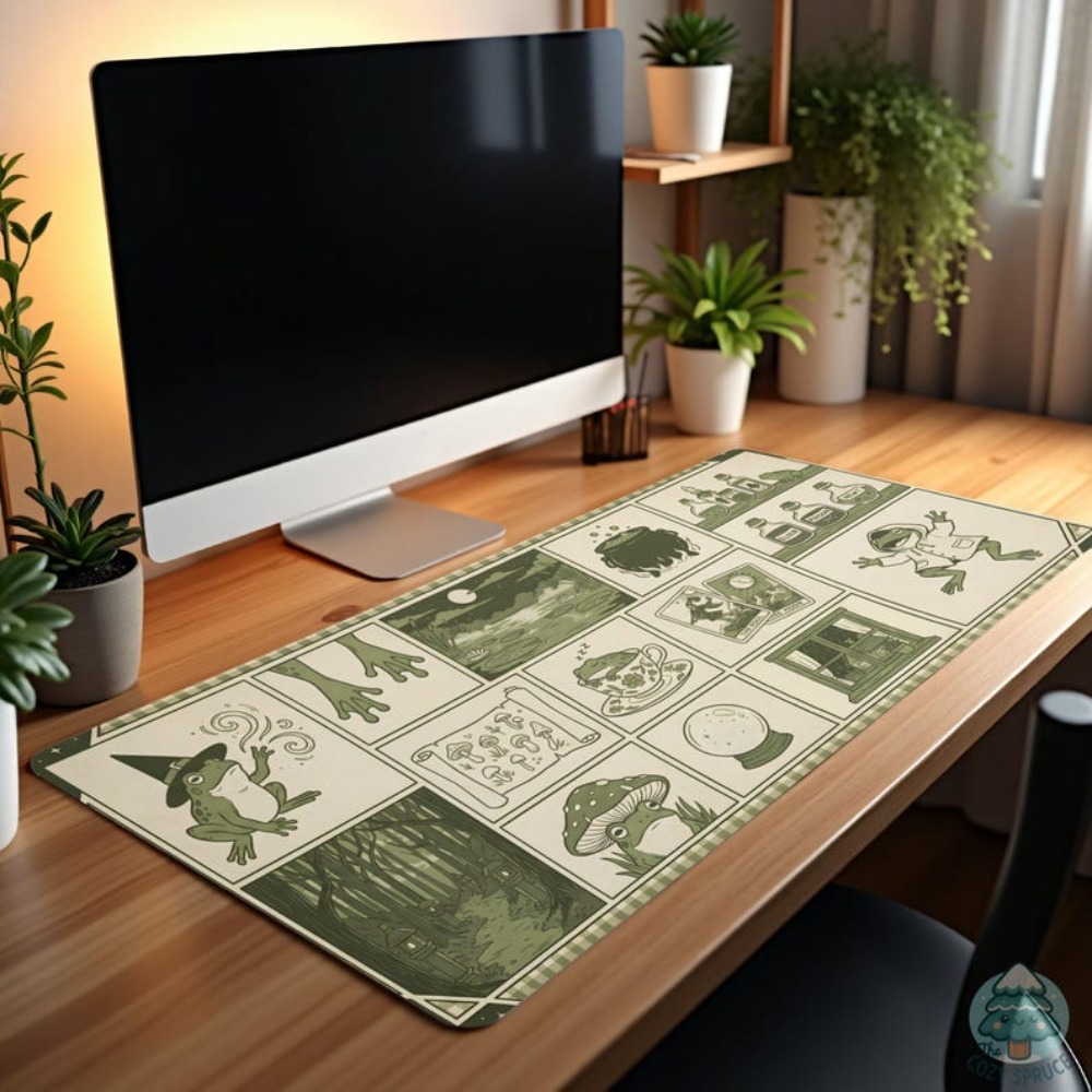 Podkładka na biurko z motywem  – Desk Setup Aesthetic recenzja i cena