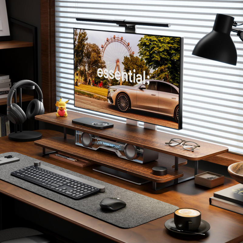 Podstawka pod monitor z wykońc – Desk Setup Monitor And Laptop recenzja i cena