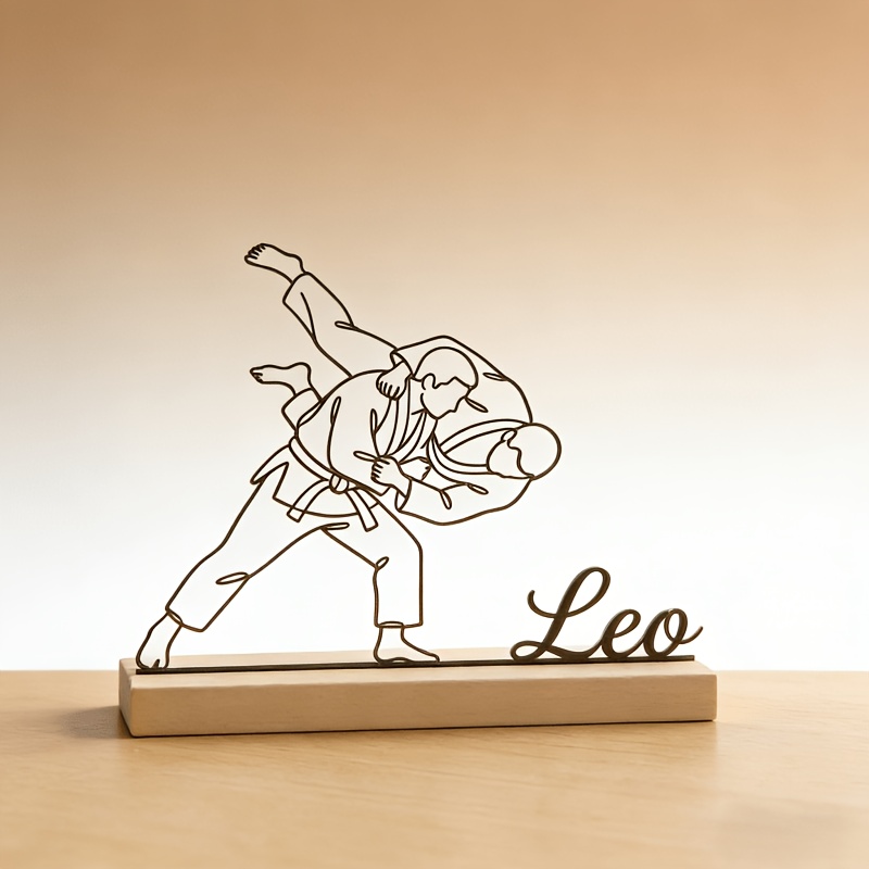 Personalizowana Statuetka Judo – Desk Setup Decor recenzja i cena