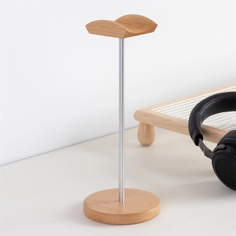 Stojak na słuchawki z drewna o – Headphone Hook Under recenzja i cena