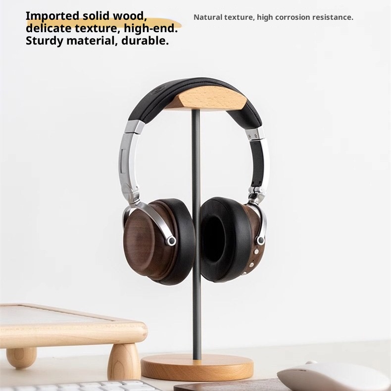 Stojak na słuchawki z drewna o – Headphone Hook Under recenzja i cena