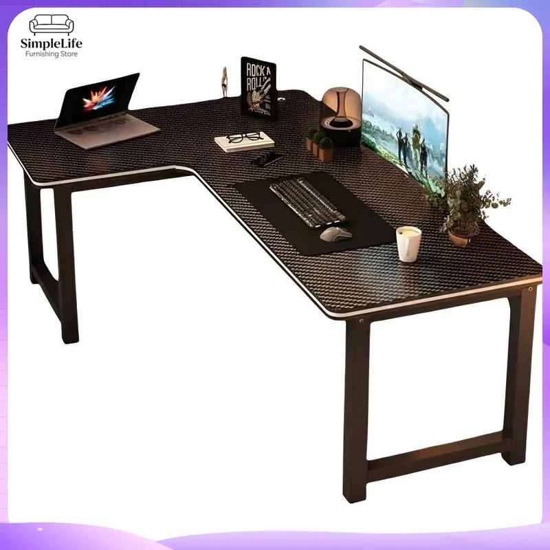 Narożne biurko gamingowe z pół – Dual Monitor Desk Setup recenzja i cena