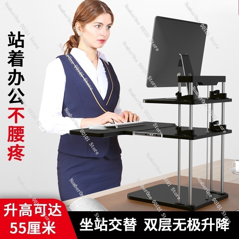 Konwerter do biurka stojącego  – Desk Setup Monitor And Laptop recenzja i cena