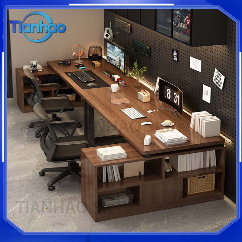 Biurko gamingowe w kształcie l – Dual Monitor Desk Setup recenzja i cena