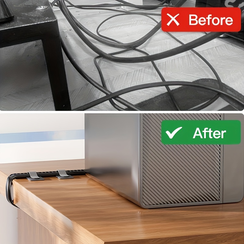 Opaski kablowe wielokrotnego u – Desk Setup Monitor And Laptop recenzja i cena