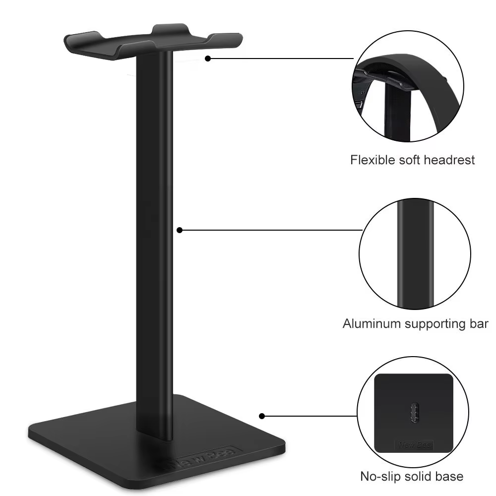Nowy Stojak na Słuchawki New B – Headphone Hook Under recenzja i cena