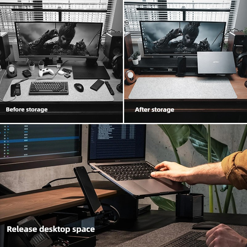 Modułowy podstawka pod monitor – Desk Setup Monitor And Laptop recenzja i cena