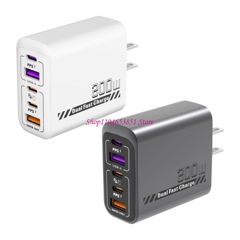 Szybka ładowarka 200 W z 5 por – Desk Setup Tablet recenzja i cena