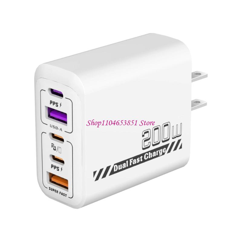 Szybka ładowarka 200 W z 5 por – Desk Setup Tablet recenzja i cena