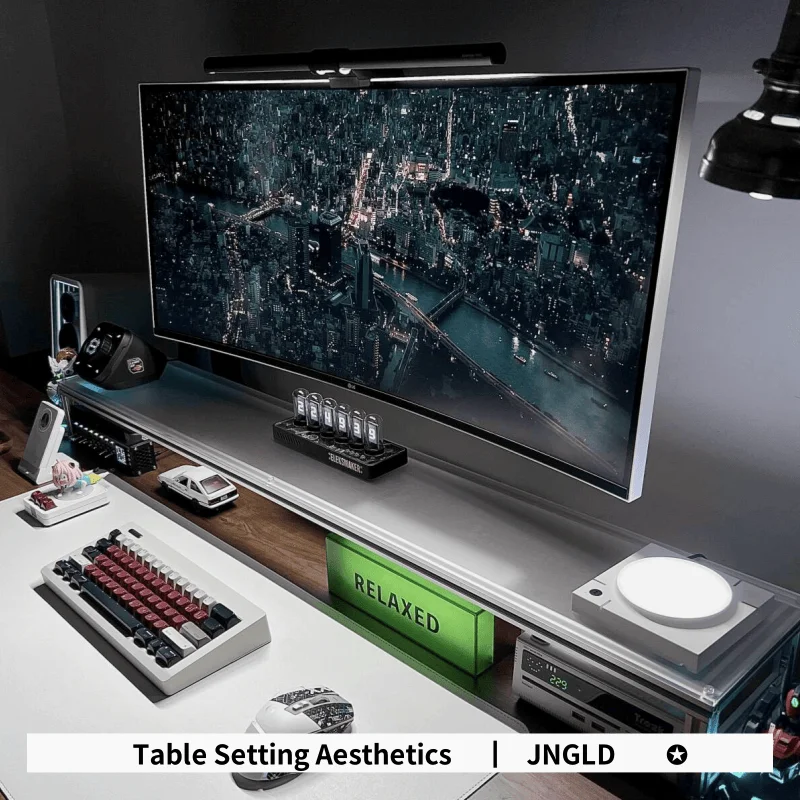 Aluminiowy Stojak na Monitor A – Desk Setup Monitor And Laptop recenzja i cena