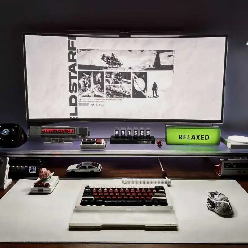 Aluminiowy Stojak na Monitor A – Desk Setup Monitor And Laptop recenzja i cena