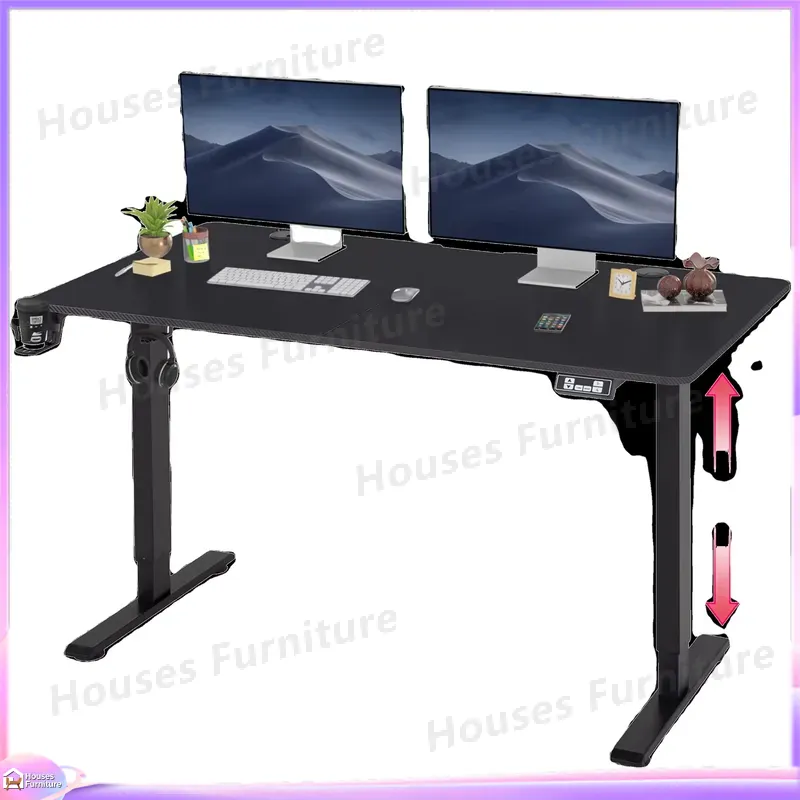 Duże biurko gamingowe z oświet – Desk Setup Laptop And Pc recenzja i cena