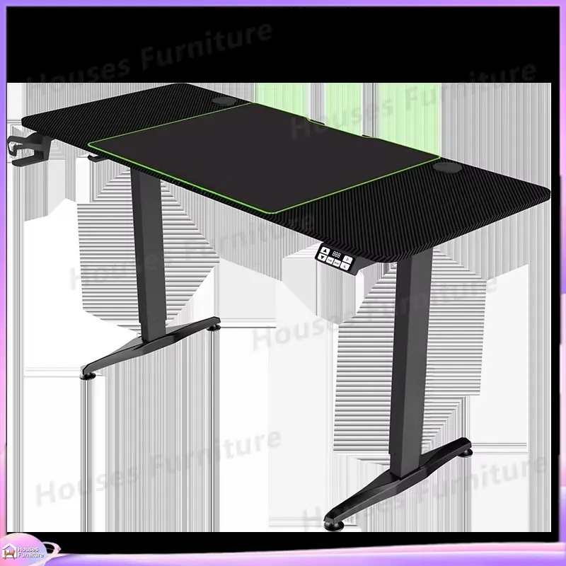 Duże biurko gamingowe z oświet – Desk Setup Laptop And Pc recenzja i cena