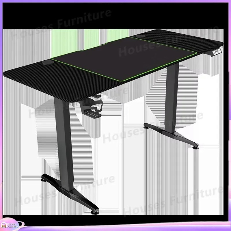 Duże biurko gamingowe z oświet – Desk Setup Laptop And Pc recenzja i cena