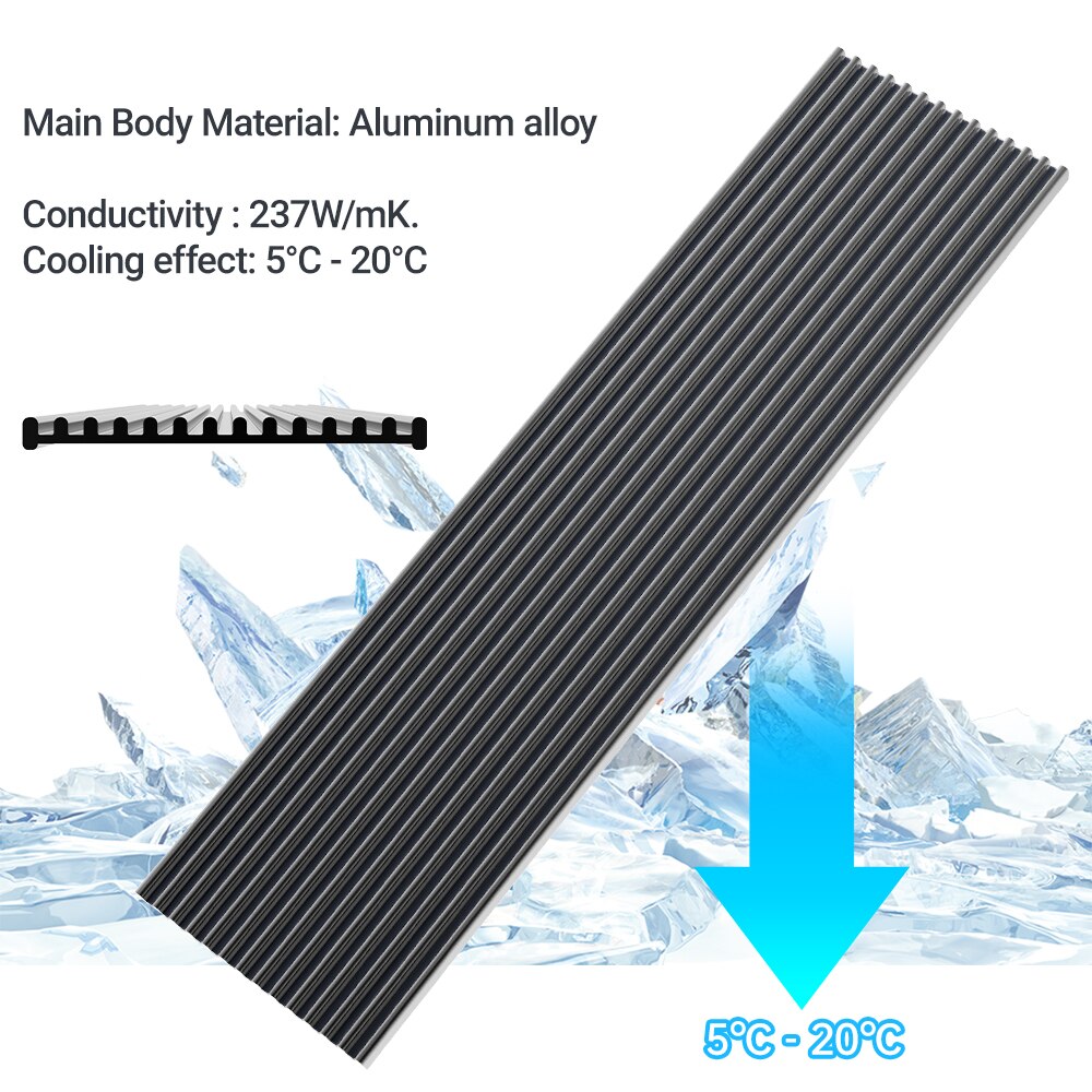 Radiator JEYI M.2 SSD, alumini – Desk Setup Ps5 recenzja i cena